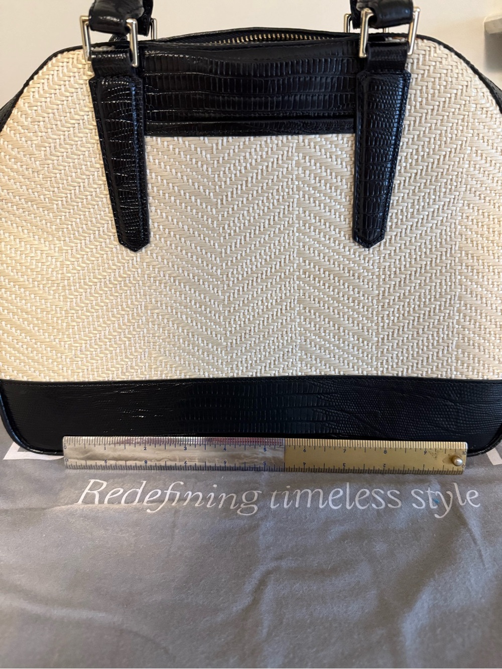 Brahmin Miramonte Black Floral Satchel - Picture 3 of 7